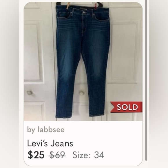 535 Skinny Levi Jeans Size 3 - Picture 10 of 11